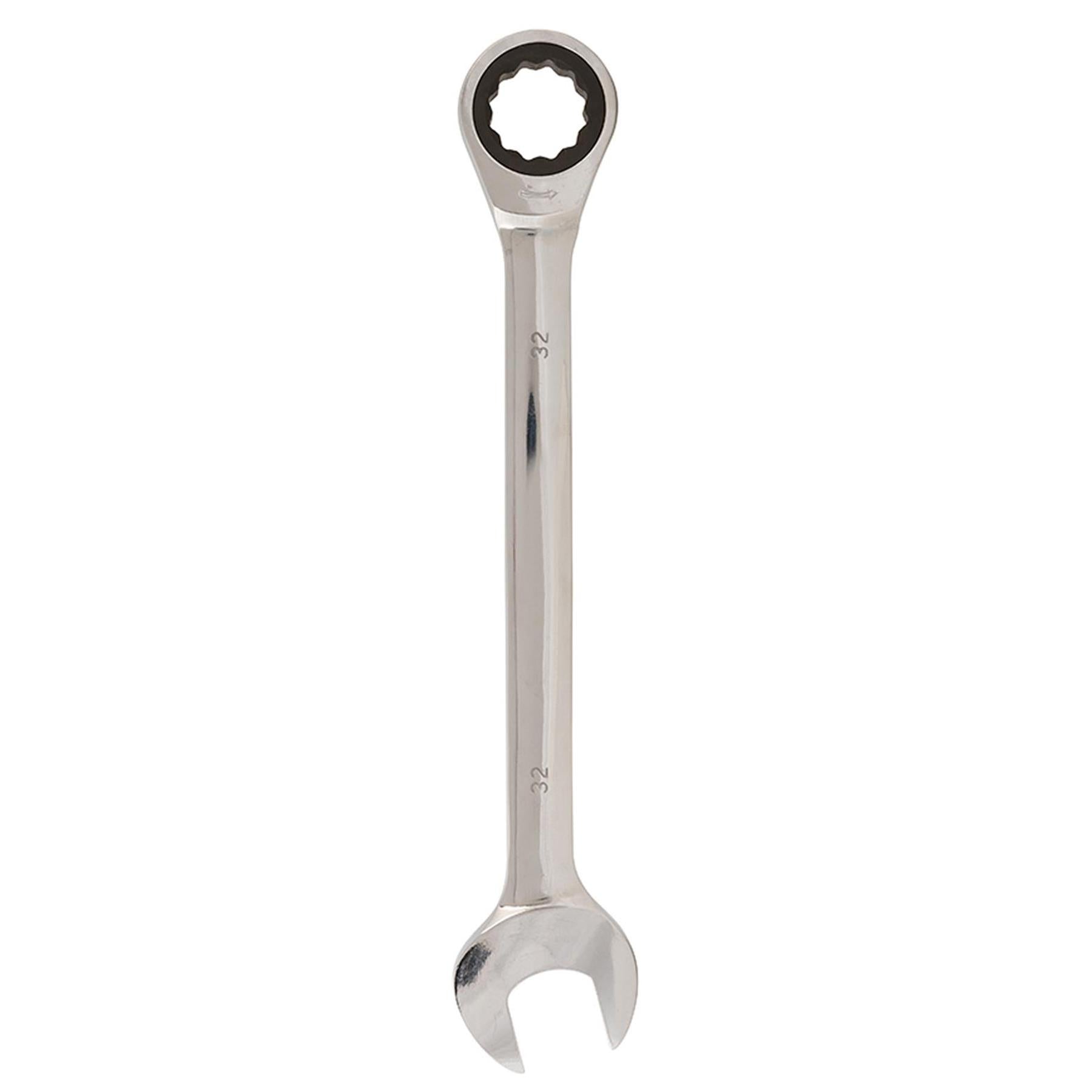 32mm Fixed Head Ratchet Spanner – 72-Tooth Chrome Vanadium Steel Forged Combination Wrench, Metric - Image 7