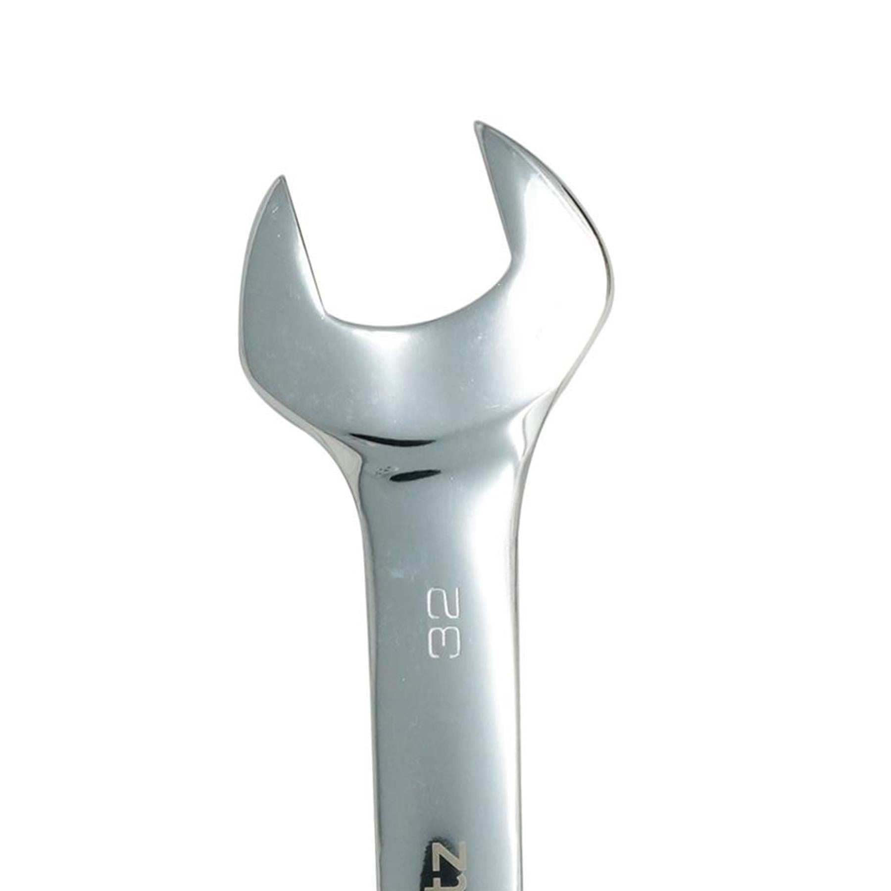 Fixed Head Combination Spanner Open Ended 30mm x 32mm Metric Polished CRV Garage - Image 7