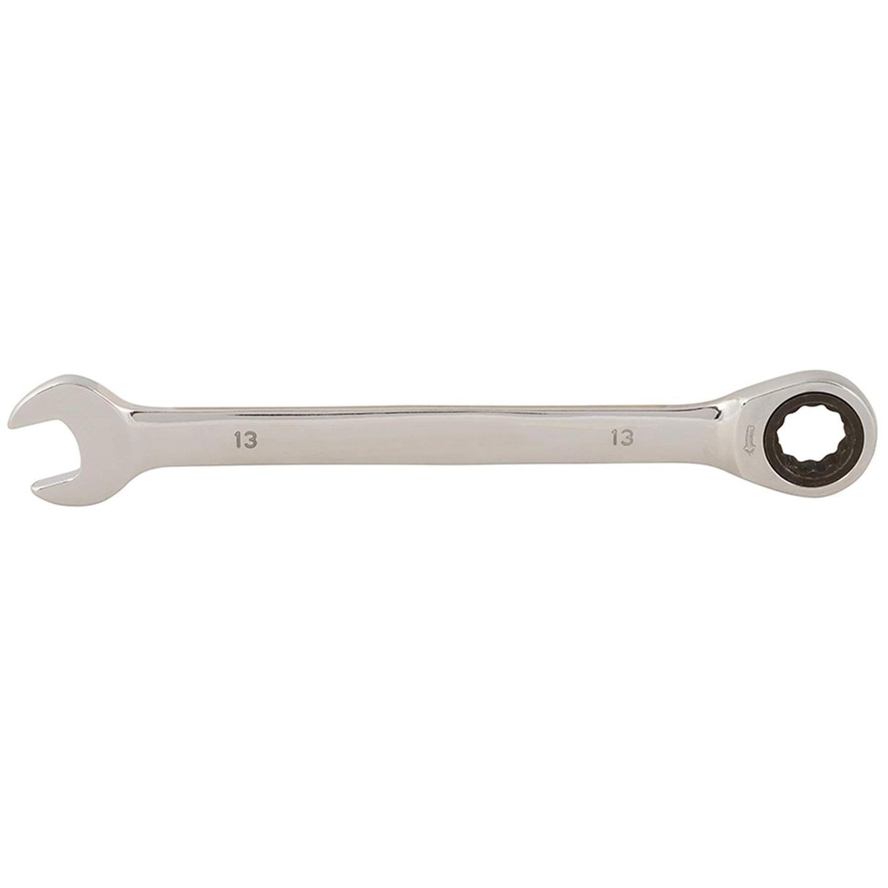 Fixed Head Ratchet Spanner Ratcheting Combination Wrench Chrome Vanadium Steel 13mm Spanner - Image 2