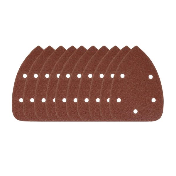 240 Grit Mouse Sanding Sheets Hook & Loop Sander Pads 5-Holes Sand Paper 10PCS