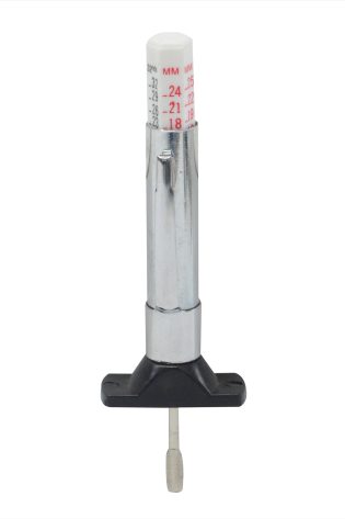 Car Bike Tyre Tread Depth Gauge 1–25mm – Pocket-Sized, Easy-to-Use for Motorcycles & Cars