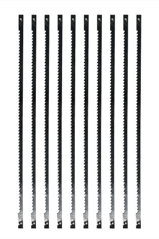 (Pack of 10) Scroll Saw Blades 24tpi 130mm by Dapetz - Dapetz