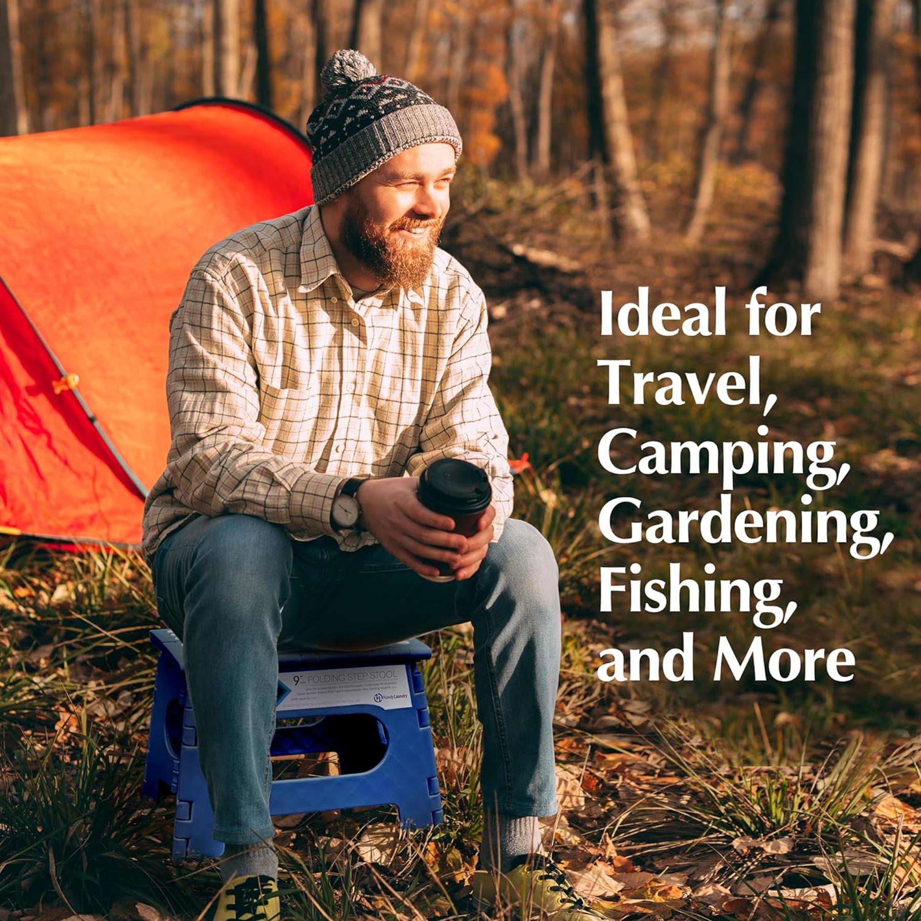 Folding Step Stool Large 150KG Capacity Multi-Purpose for Home & Kitchen - Image 5