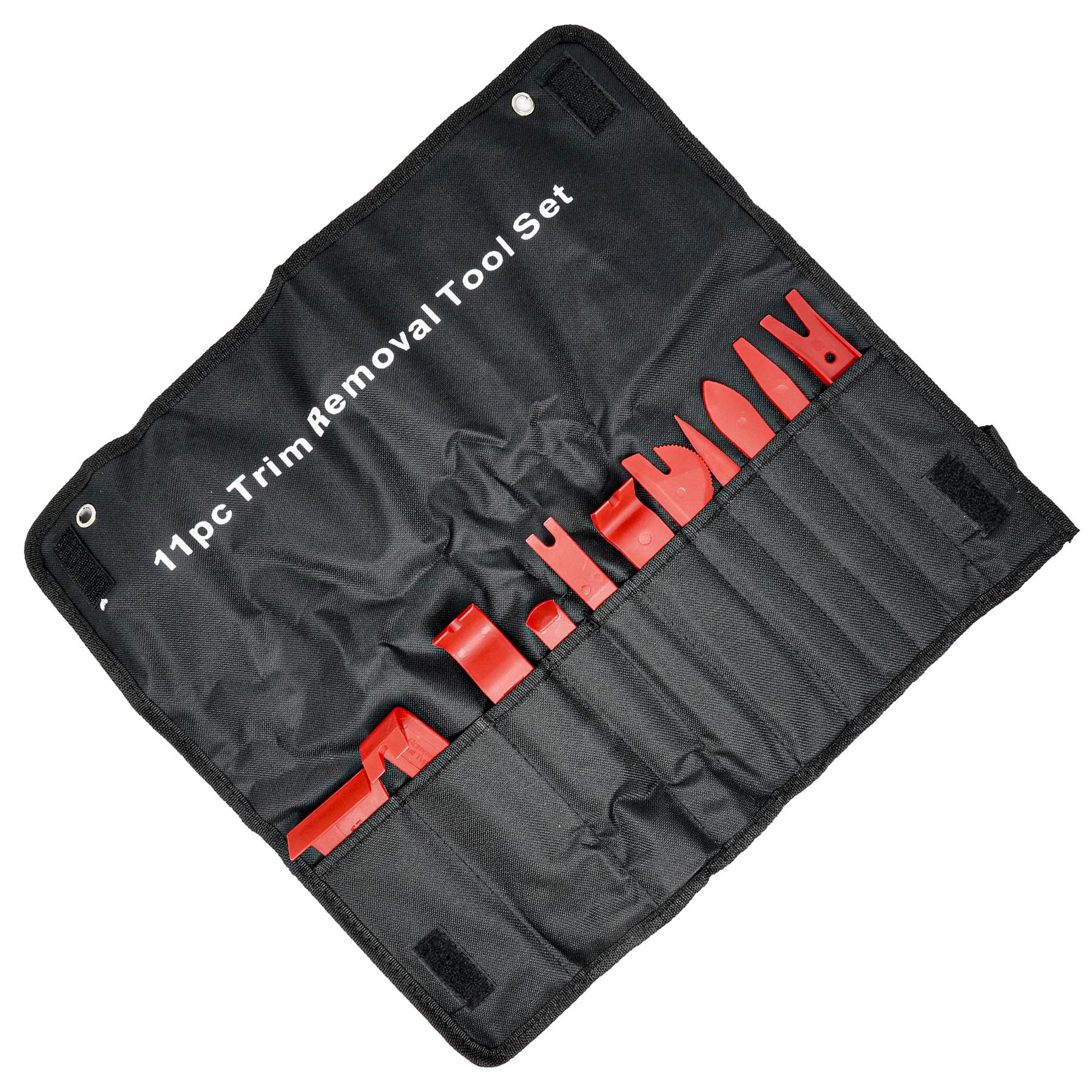 11Pc Trim And Moulding Removal Bodyshop Garage Pro Tool Complete Set Car Van - Image 8
