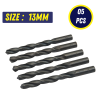 HSS Metric Jobber Drill Bits 13mm Metal Steel Wood Plastic Aluminium Pack of 5