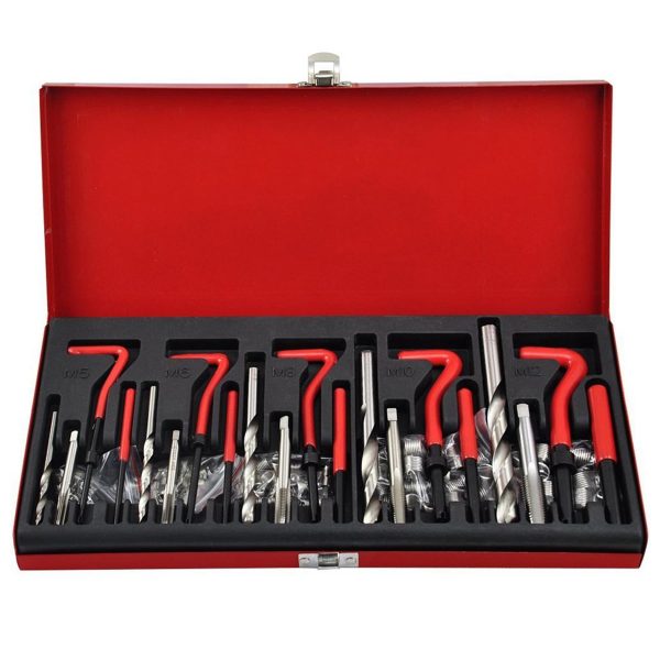 Helicoil Thread Repair Kit Rethreading M5 M6 M8 M10 M12 Spare Inserts 131PCS