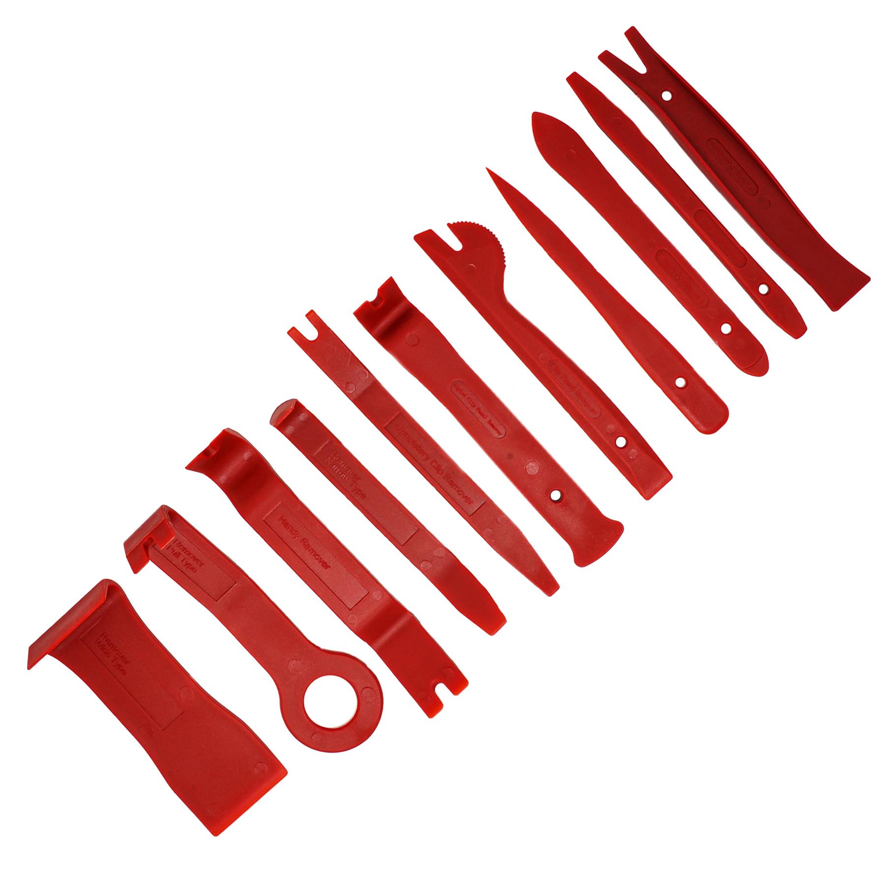 11Pc Trim And Moulding Removal Bodyshop Garage Pro Tool Complete Set Car Van - Image 10