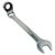 Flexible Head Ratchet Metric Spanner Open End & Ring Guaranteed 21mm By Dapetz - Dapetz