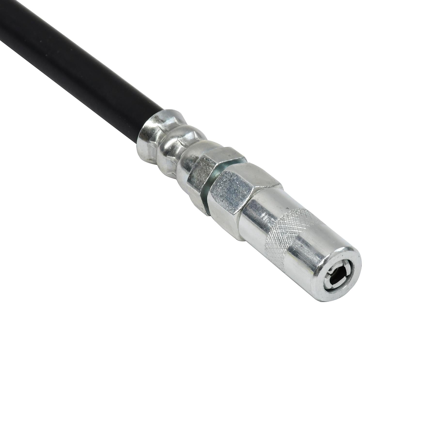 Delivery Hose Grease Gun Connector Flexible 300mm Long Chrome Plate Nozzle - Image 8