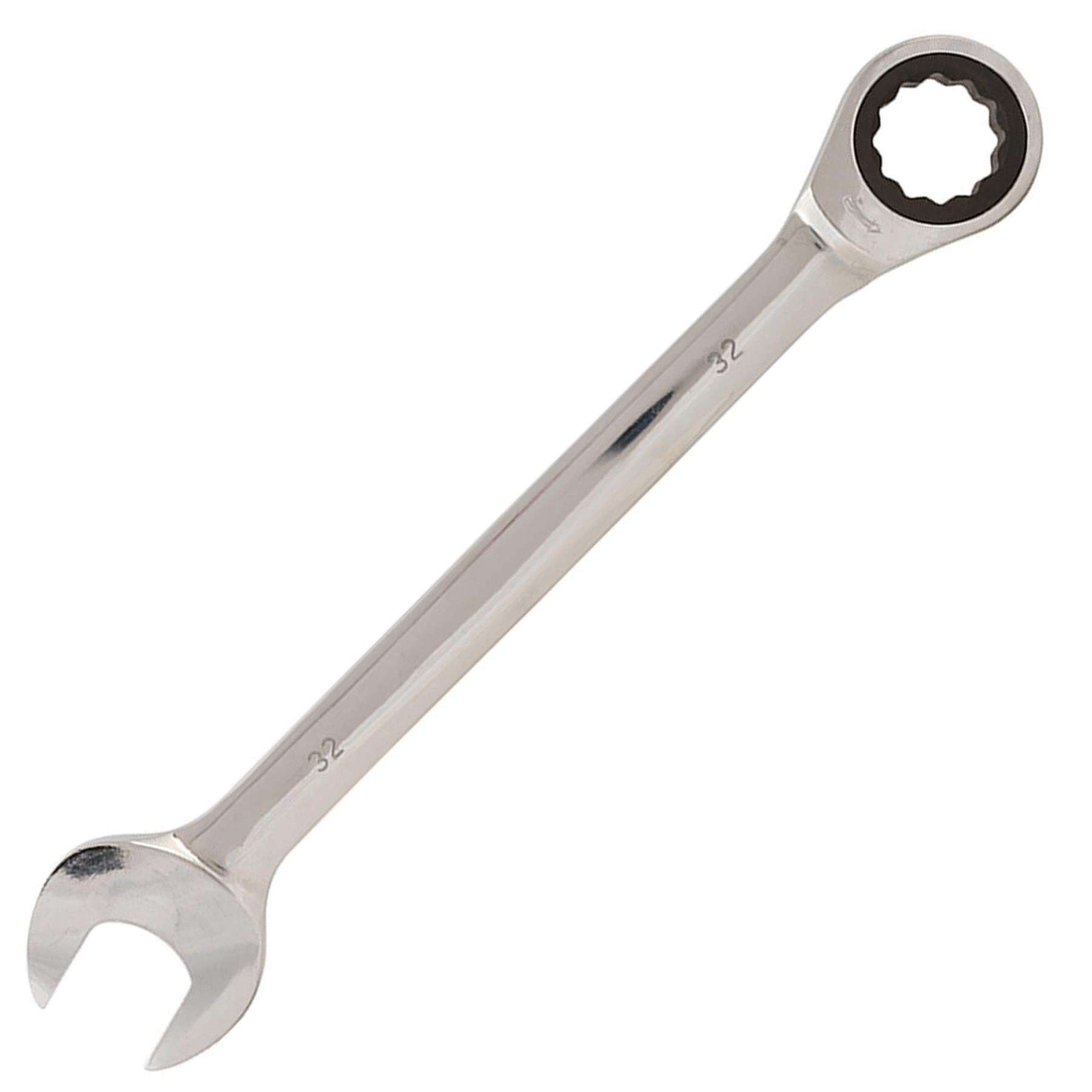32mm Fixed Head Ratchet Spanner – 72-Tooth Chrome Vanadium Steel Forged Combination Wrench, Metric - Image 8