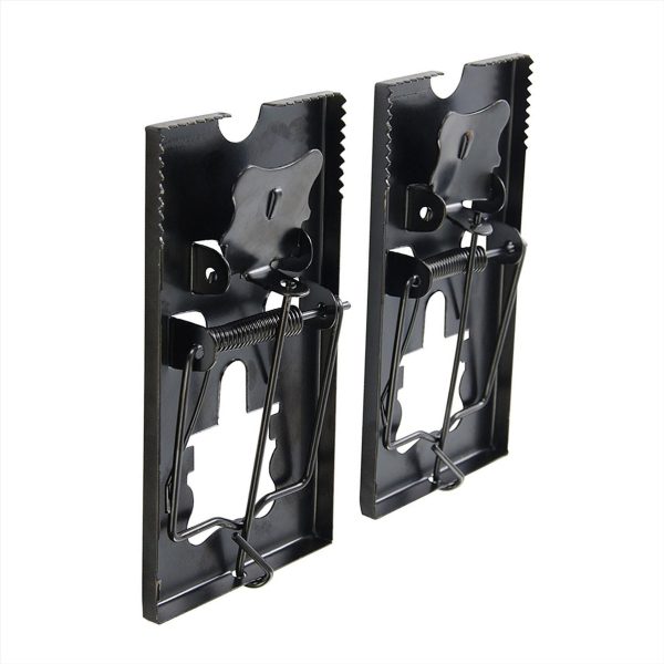 2 Pack Professional Mouse & Rat Trap Quick Snap Instant Kill Rodent Trap Indoor Outdoor