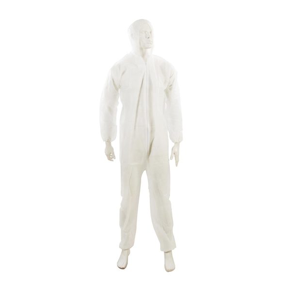 Disposable Paper Suit Protective Overall Coveralls XL 180cm 70"  Brand New