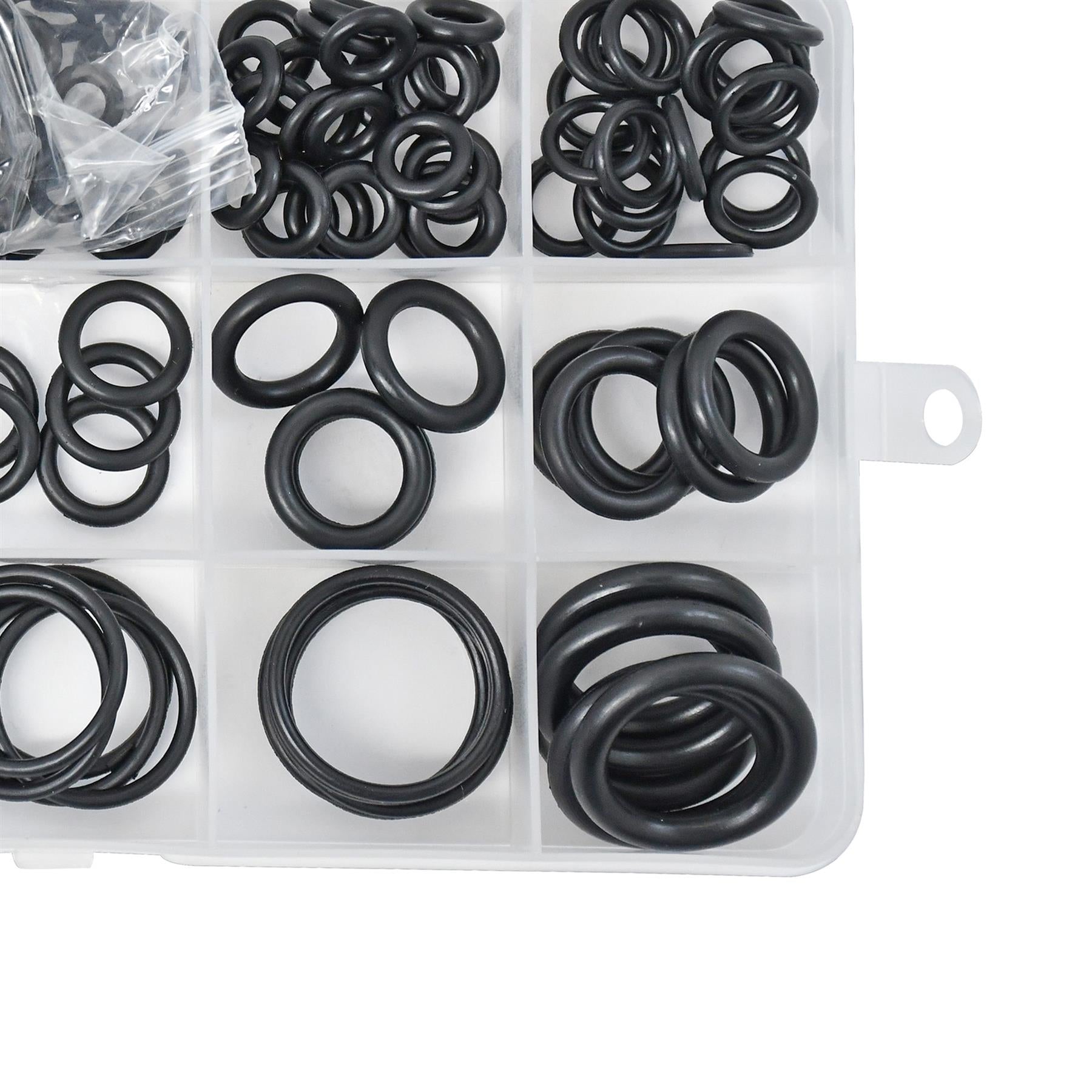 225pcs Black O-Rings Assortment Kit Nitrile Rubber Metric Seals for Plumbing Tap Washer Auto Repair - Image 13