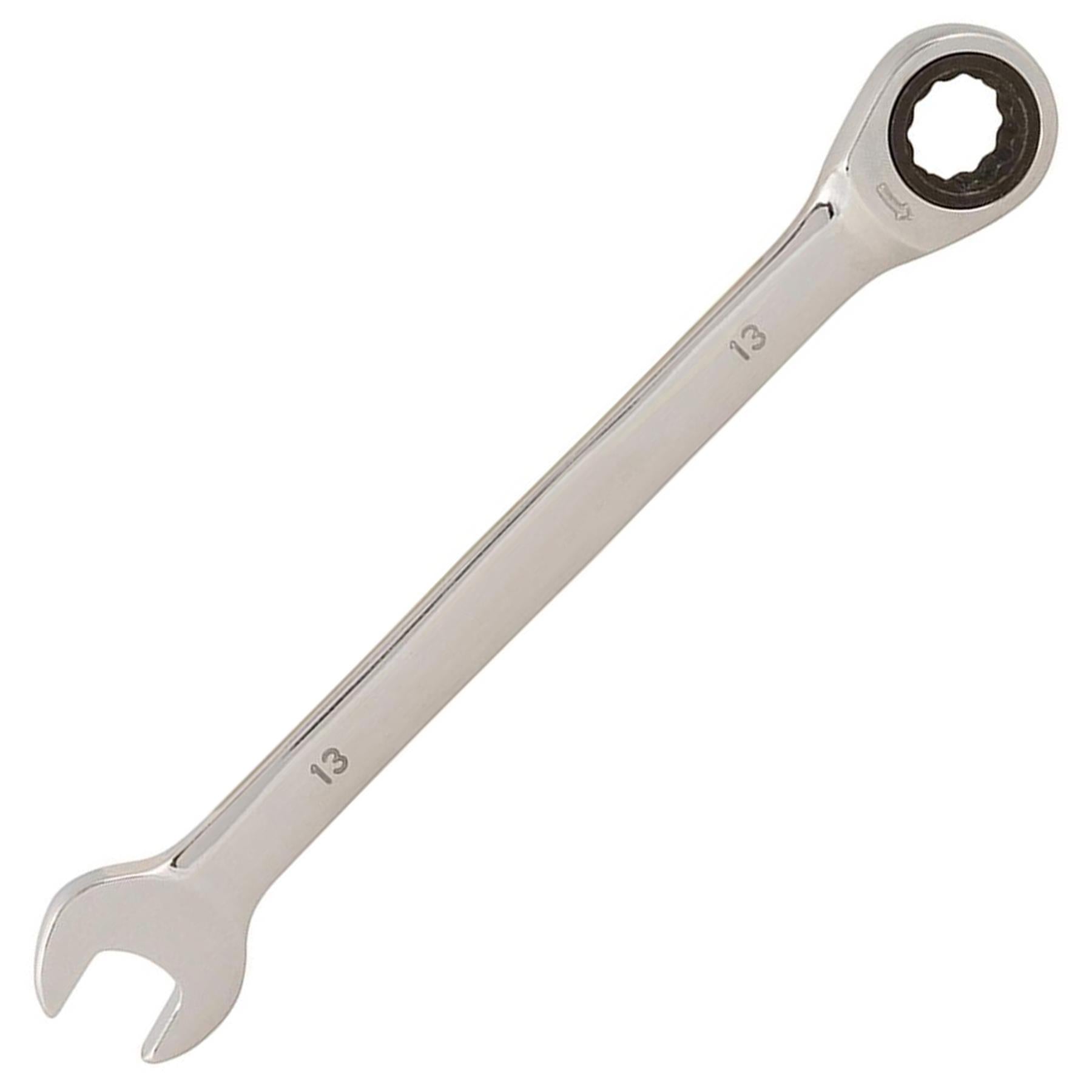 Fixed Head Ratchet Spanner Ratcheting Combination Wrench Chrome Vanadium Steel 13mm Spanner - Image 5