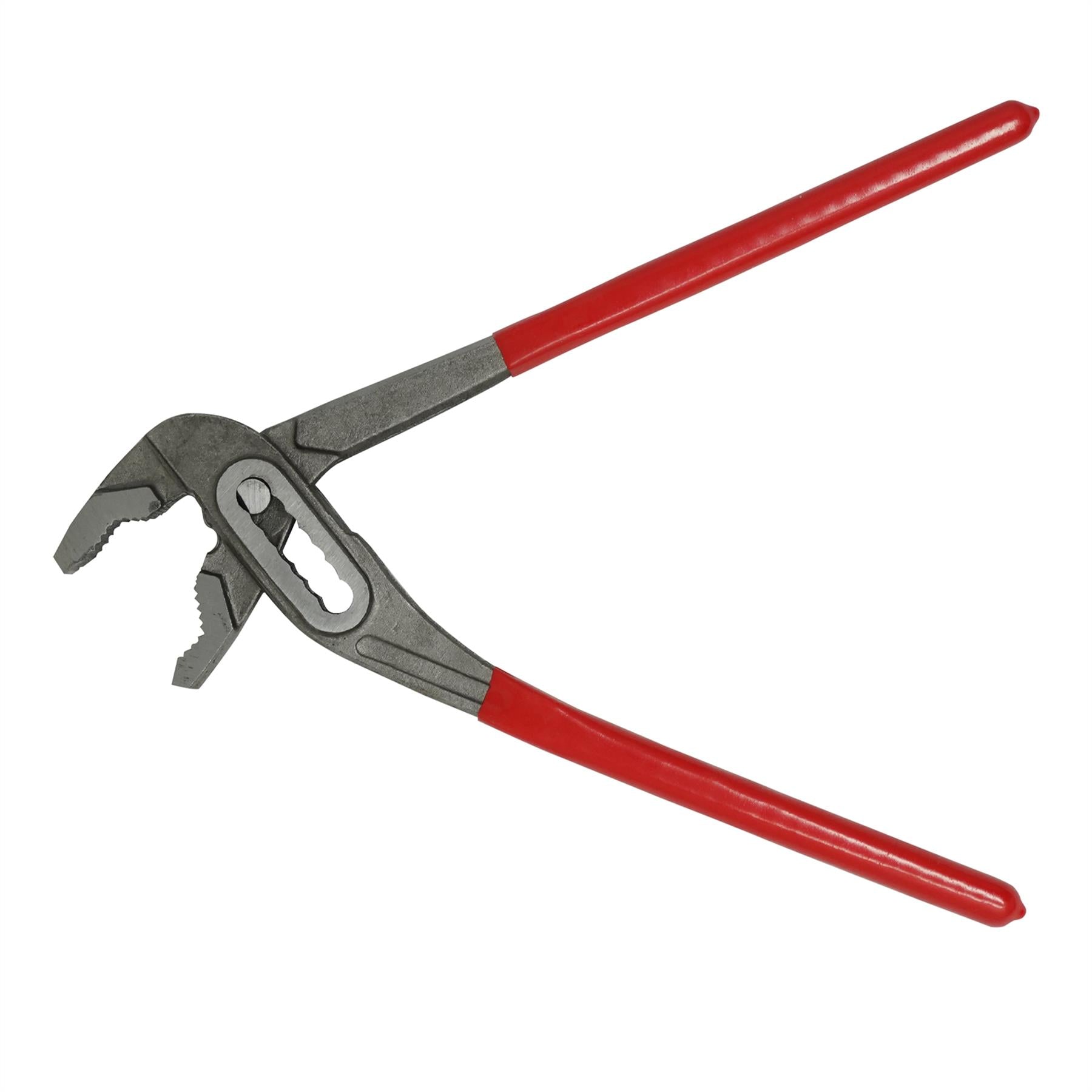 250mm 10" Plumbers Slim Jaw Waterpump Pipe Wrench Pliers Grips Pump Chrome New - Image 6