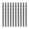 Pack of 10 HSS Metric Jobber Drill Bit 5.5mm High Speed Steel Drill Bits Set for Metal Steel Wood Plastic