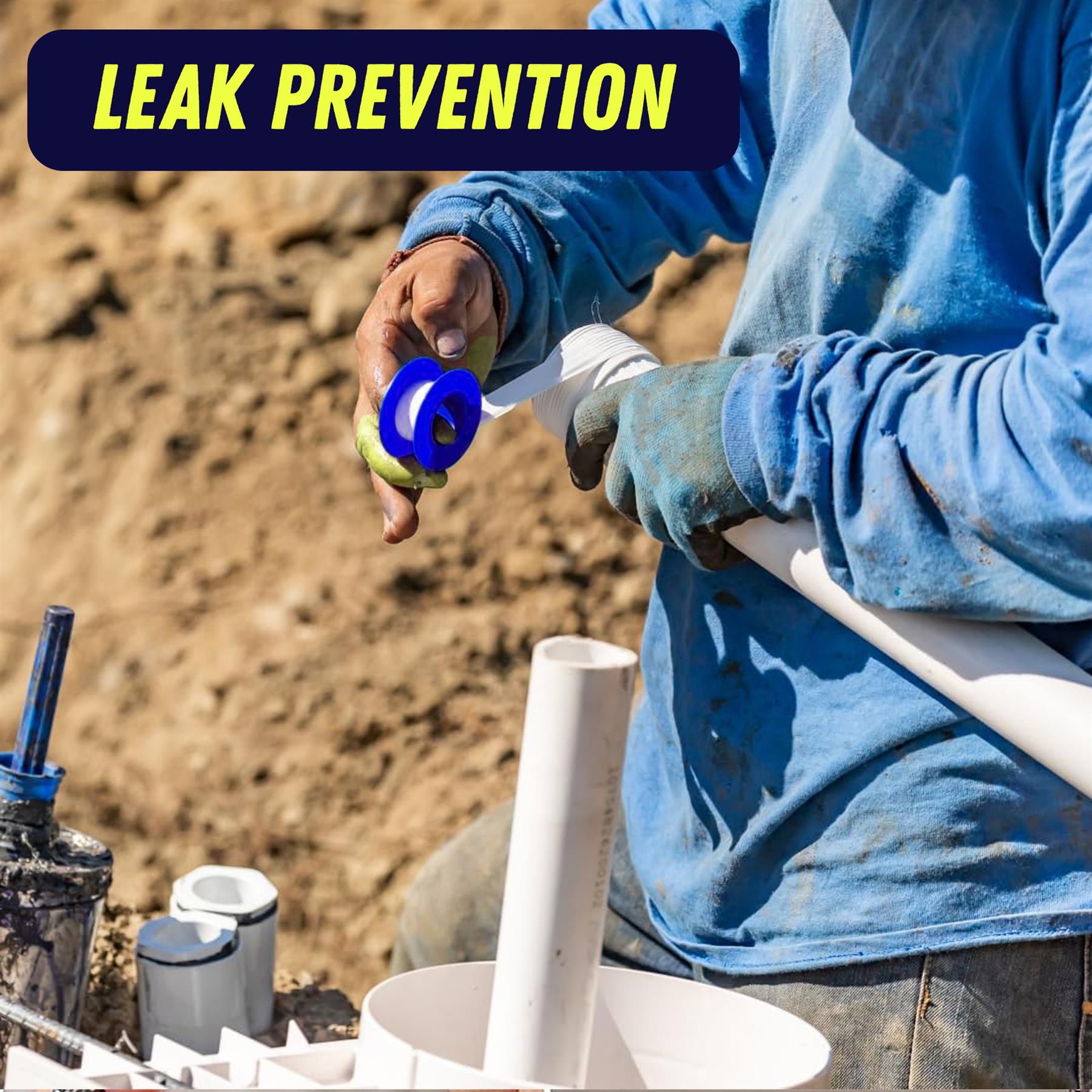 1 x PTFE Tape Gas for Thread Seal White Teflon Tape 12mm x 5m - Image 8