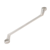 14mm - 15mm Deep Offset Bi-Hex Swan Neck Ring Spanner Wrench Metric Polished CRV