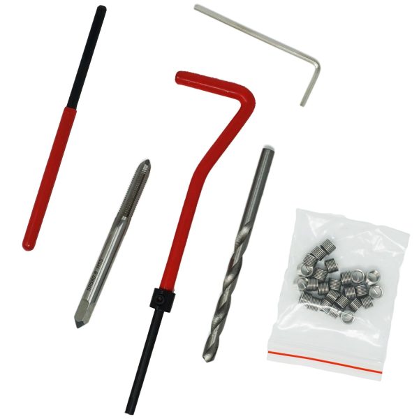 15 Piece Helicoil Thread Repair Tool Kit M12 X 1.75 X 16.3mm Garage Tool Kit