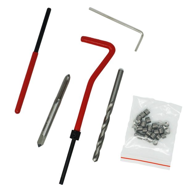 25 Piece Helicoil Thread Repair Kit M8 X 1.25 X 10.8mm Garage Workshop Tool Set