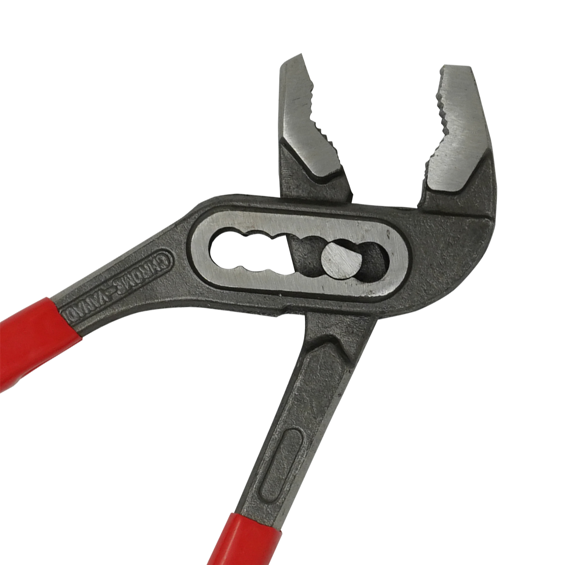 8" 200mm Plumbers Slim Jaw Waterpump Pipe Wrench Pliers Grips Pump Chrome - Image 3