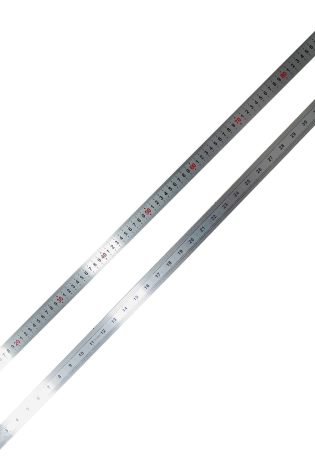 Stainless Steel Metal Ruler 36in 900mm Precision Measuring Tool Dual Metric Imperial Straight Edge
