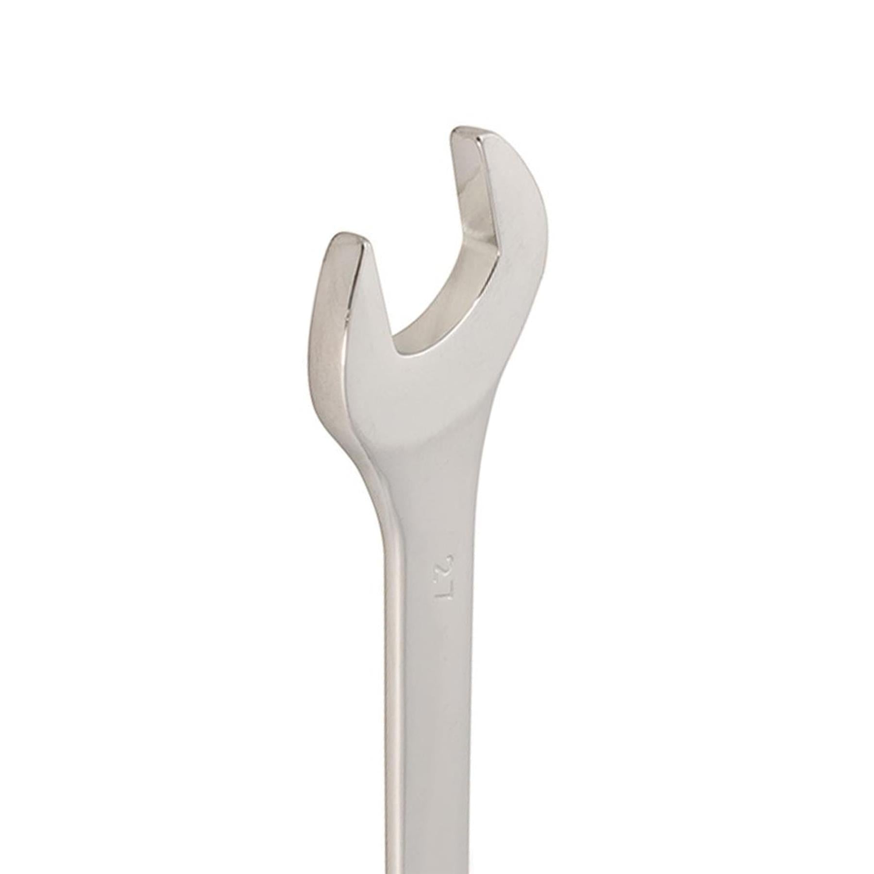 Fixed Head Combination Spanner Open Ended 24mm x 27mm Metric Polished CRV Garage - Image 8