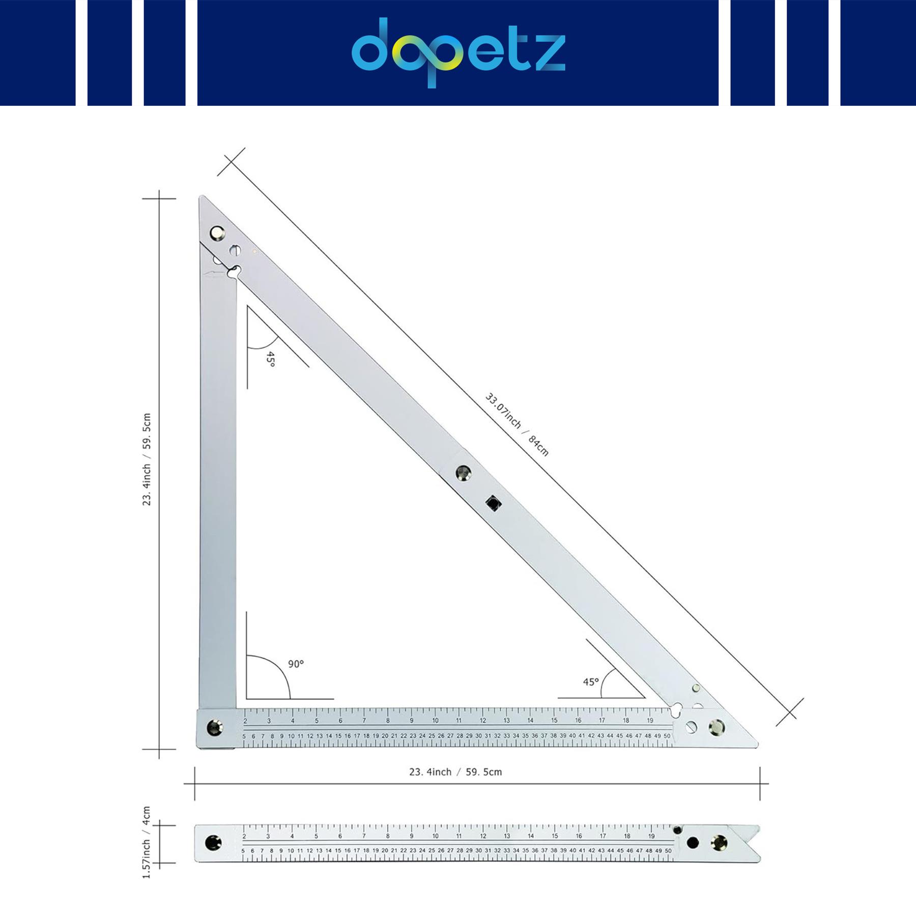 NEW Aluminium Folding Square - 24 600mm tilling carpentry and roofing Tools - Image 13