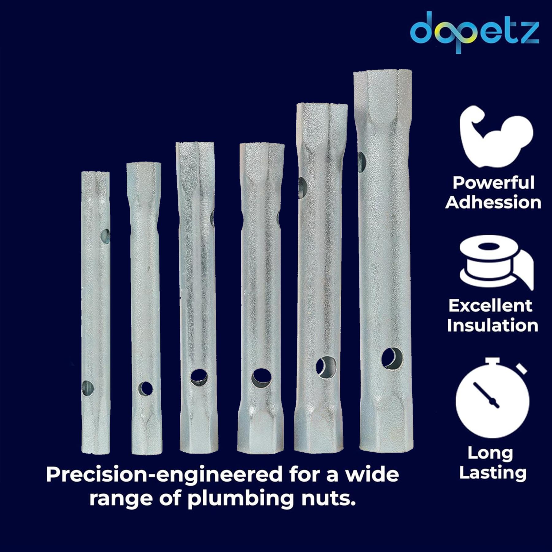6 pc TAP BOX SPANNER SET MONOBLOC PLUMBER 10 11 12 13 14 15 16 17 18 19 MM - Image 2
