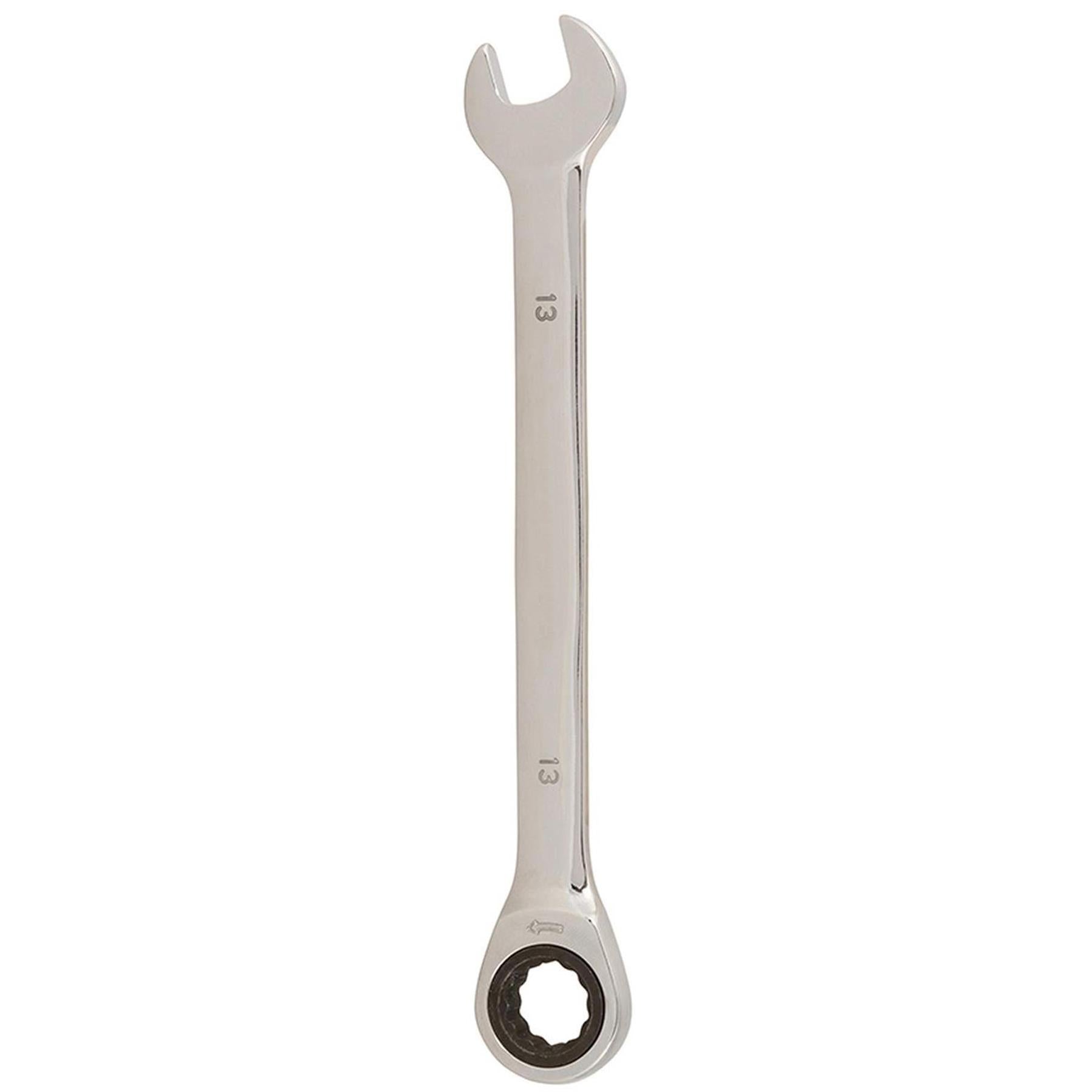 Fixed Head Ratchet Spanner Ratcheting Combination Wrench Chrome Vanadium Steel 13mm Spanner - Image 3