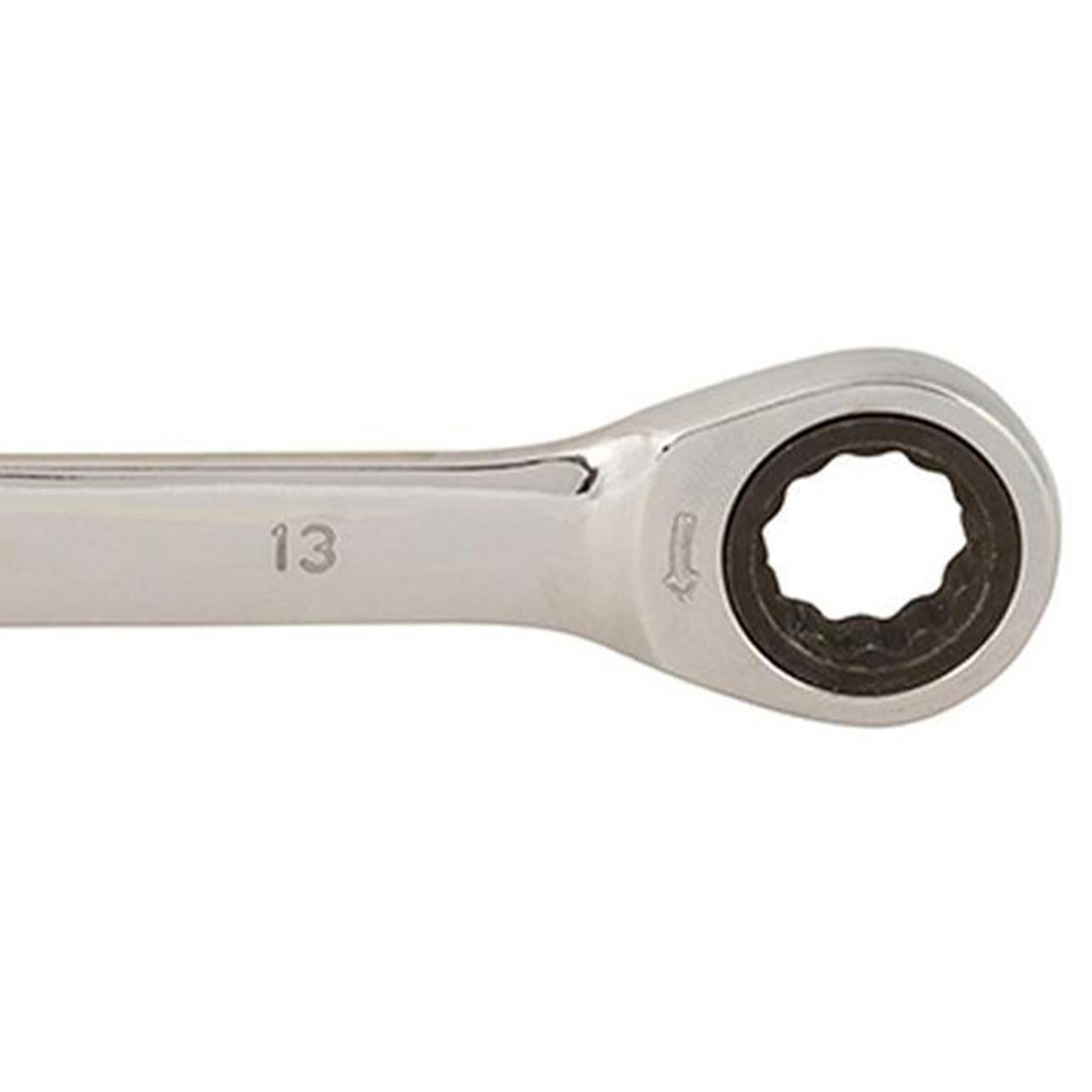 Fixed Head Ratchet Spanner Ratcheting Combination Wrench Chrome Vanadium Steel 13mm Spanner - Image 8