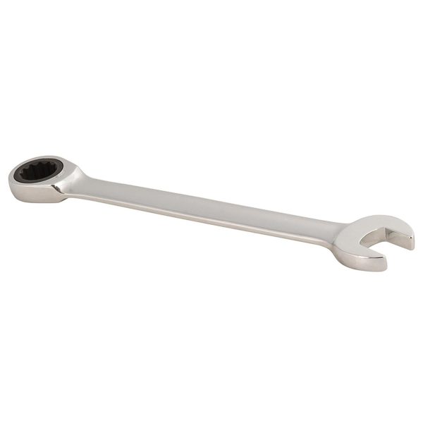 Fixed Head Ratchet Metric Spanner – Open-End Ring Combination, 15mm By Dapetz - Dapetz