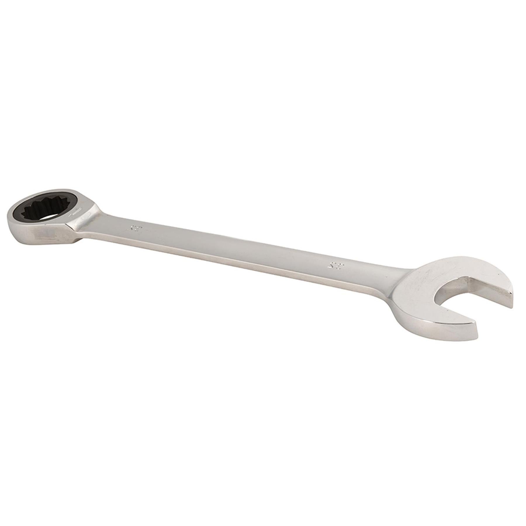 32mm Fixed Head Ratchet Spanner – 72-Tooth Chrome Vanadium Steel Forged Combination Wrench, Metric