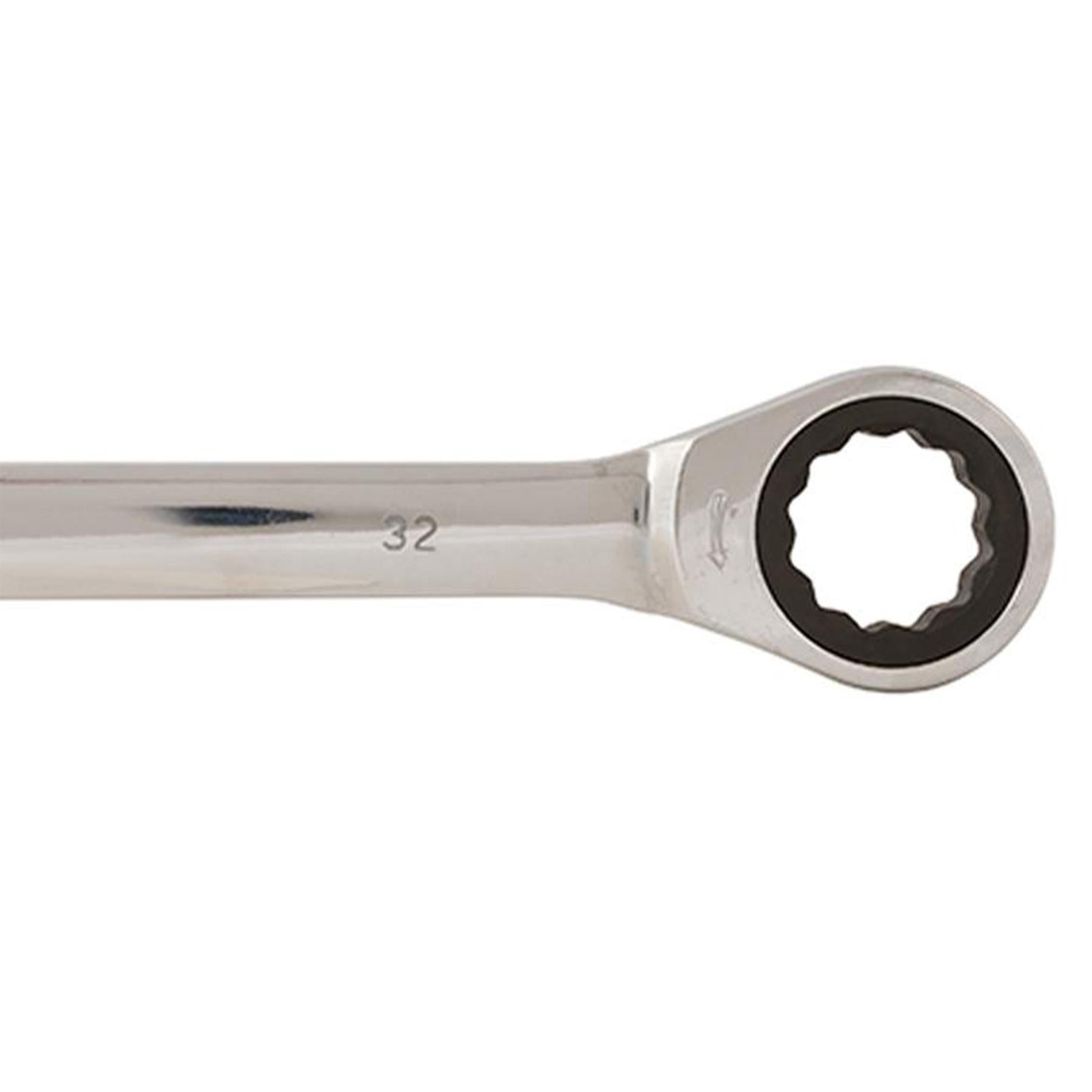 32mm Fixed Head Ratchet Spanner – 72-Tooth Chrome Vanadium Steel Forged Combination Wrench, Metric - Image 11