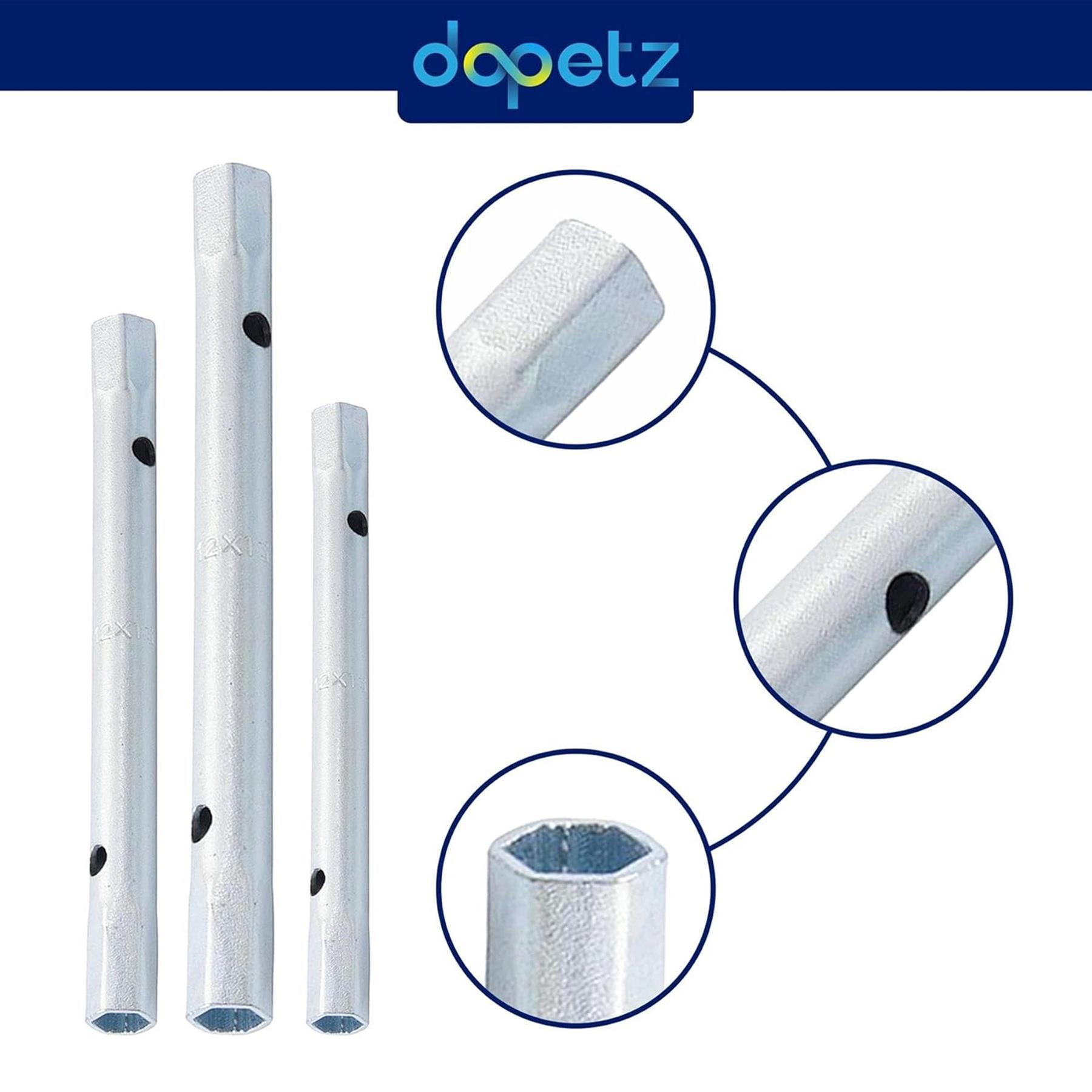 6 pc TAP BOX SPANNER SET MONOBLOC PLUMBER 10 11 12 13 14 15 16 17 18 19 MM - Image 3