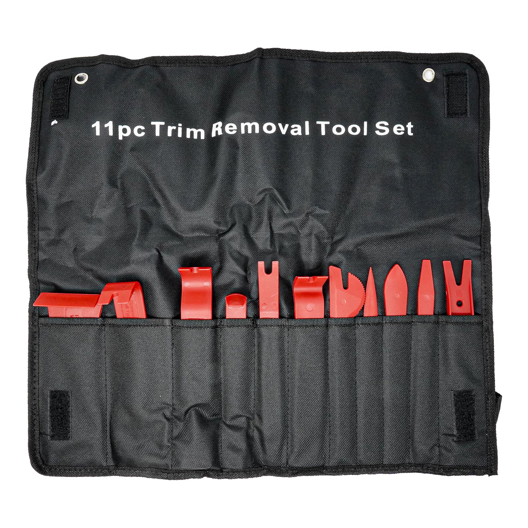11Pc Trim And Moulding Removal Bodyshop Garage Pro Tool Complete Set Car Van - Image 2