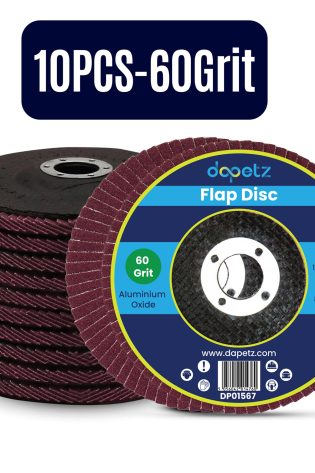 10x Flap Discs 115mm Sanding 60 Grit Grinding Wheels Disc 4.5" Aluminium Oxide
