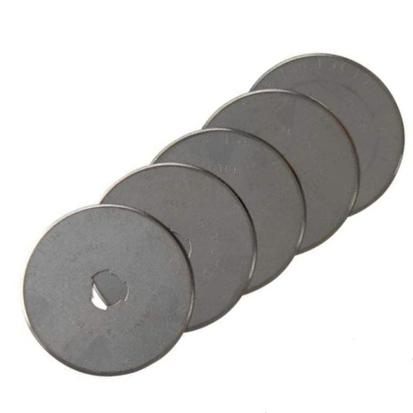 Pack of 5 Rotary Cutter Blades 45mm Universal Replacement Fabric Cutting Wheels for Quilting Sewing