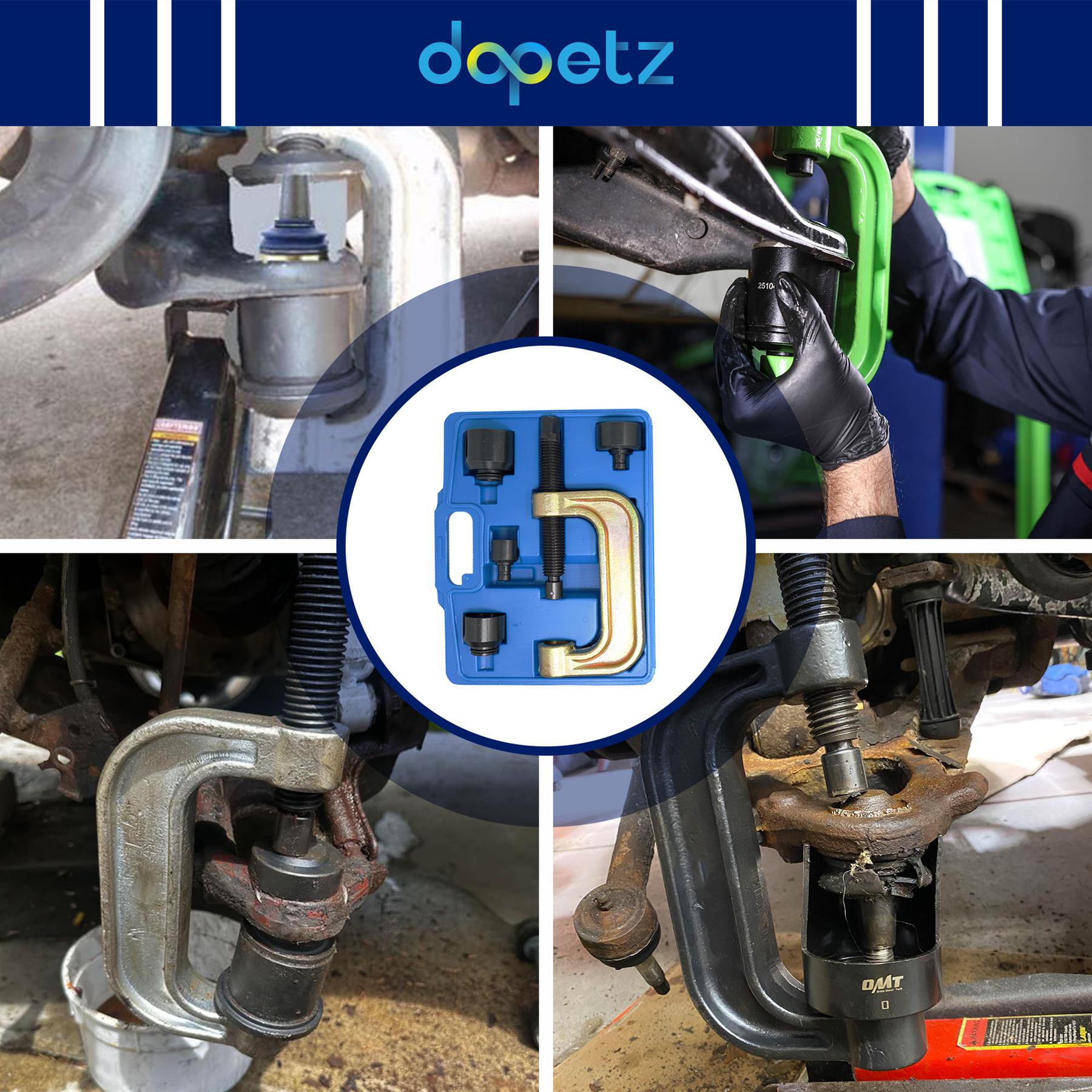 Lower Ball Joint Remover/ Installer For Mercedes-Benz W220, W211, W215, W219 - Image 4