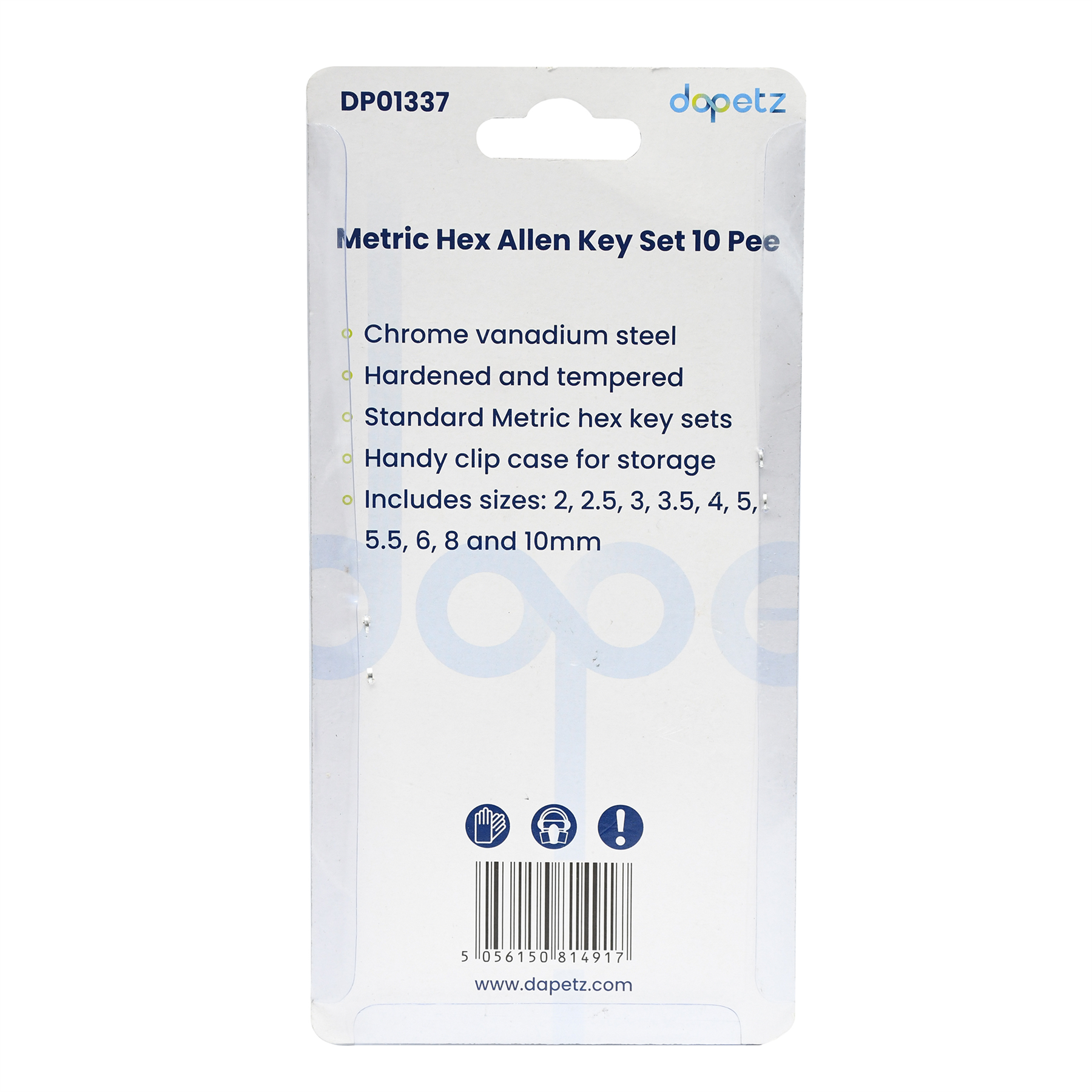 Metric Hex Allen Key Expert Set Allan Alan Alen 10 Piece 2mm - 10mm Hex Keys Set - Image 12