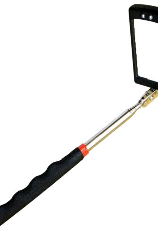 Telescopic Light Inspection Mirror With 2 Bright LED Grip Extends 29-87cm