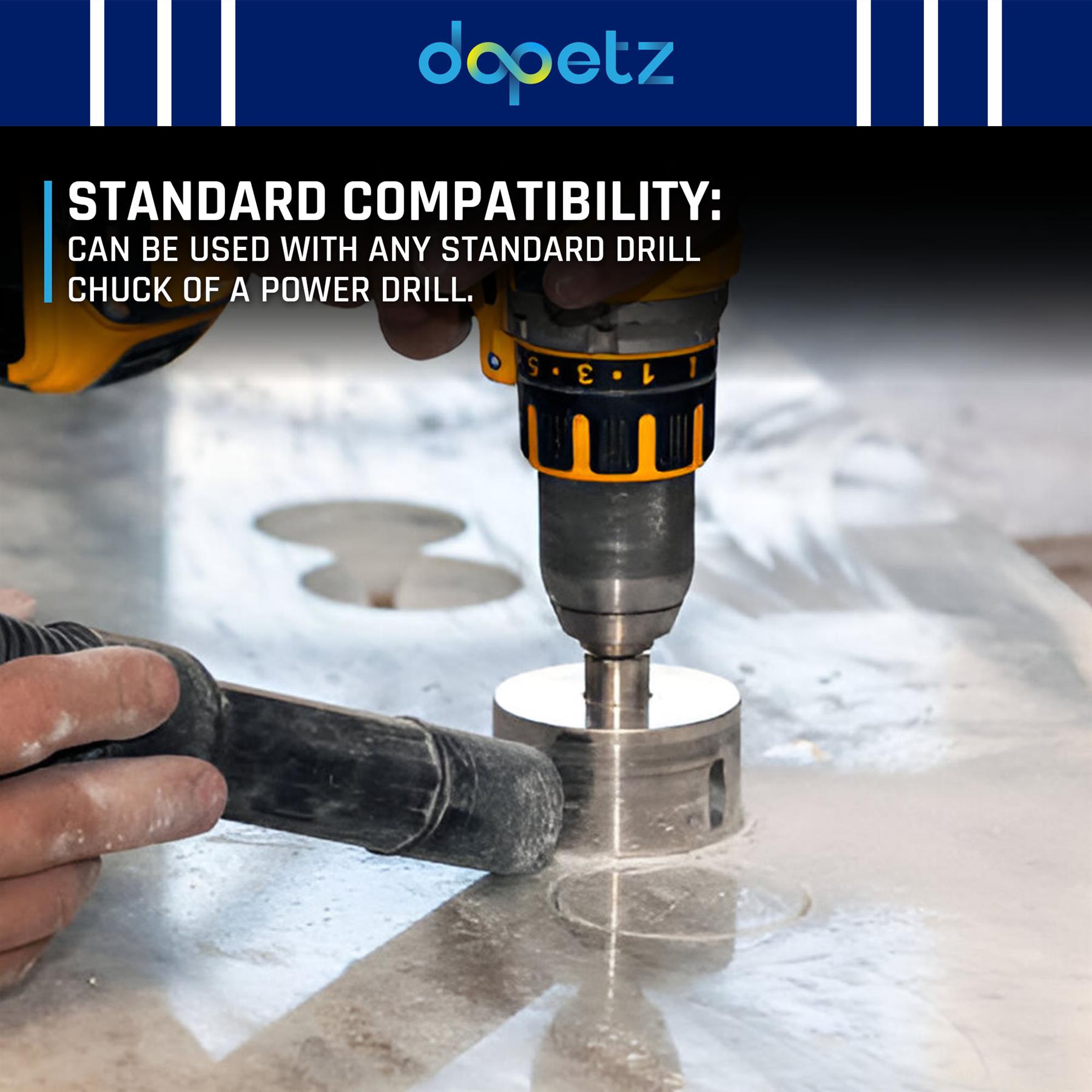 Diamond Holesaw 85mm Drill Bit Cutter for Tile Ceramic Glass Porcelain Marble - Image 10