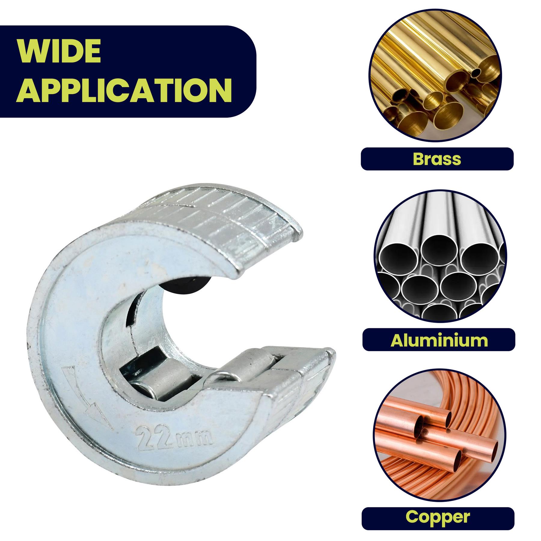Quick Cut Pipe Cutter 22mm Pipe Slice Stainless Copper Self-Adjusting Pipe Cutter - Image 7