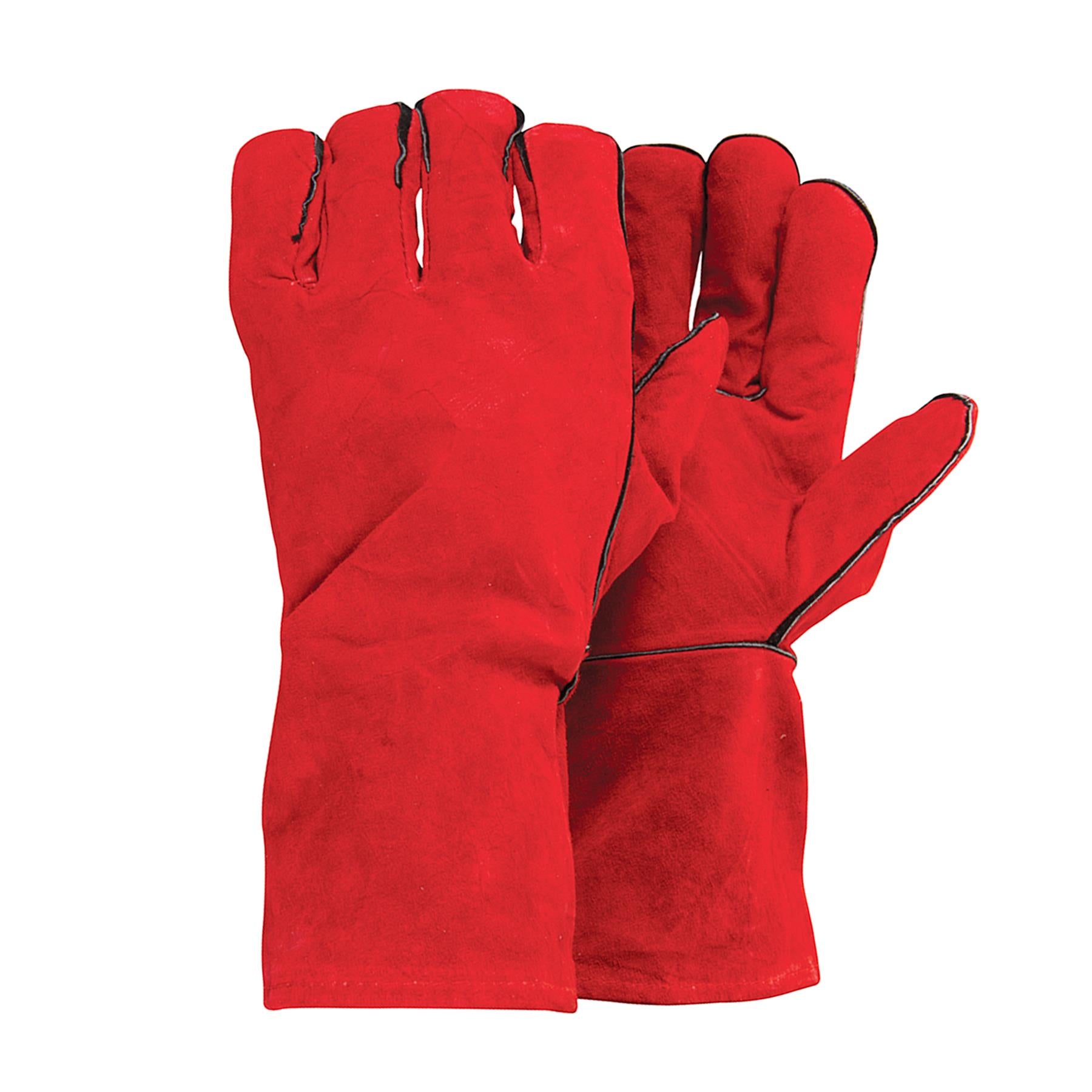 Welders Gauntlets Gloves 14" Heat Resistant Used For Welding, Fireplace, Oven, Woodburner, Stoves 350mm - Image 7