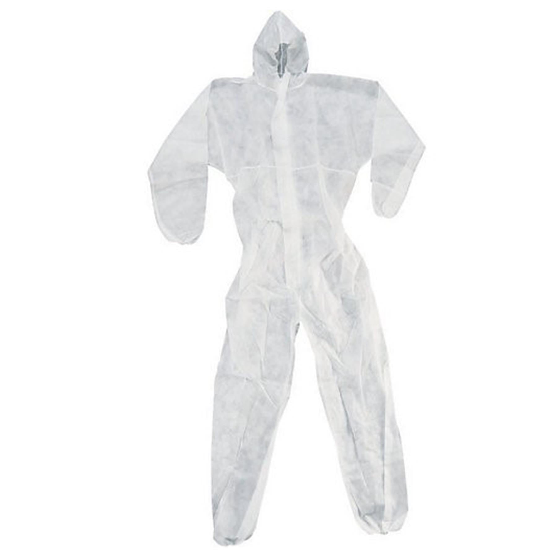 Disposable Paper Suit Protective Overall Coveralls Large 175cm 69" New - Image 7
