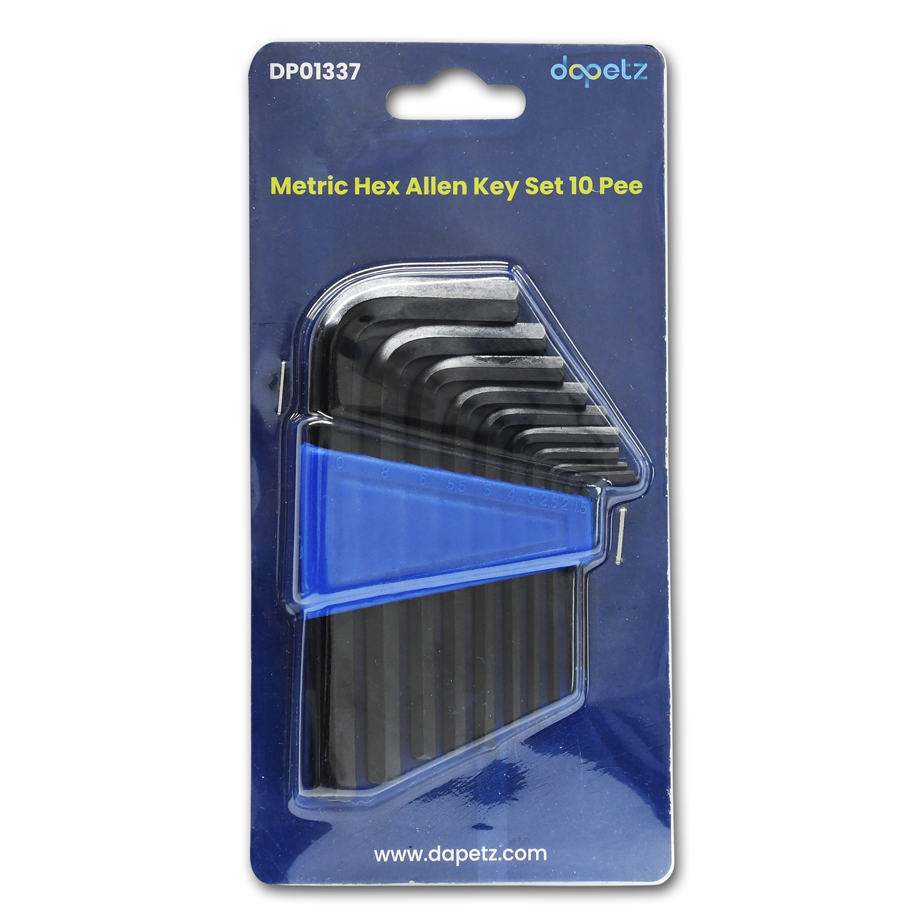 Metric Hex Allen Key Expert Set Allan Alan Alen 10 Piece 2mm - 10mm Hex Keys Set - Image 11