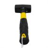 2.2lb / 1kg Club Lump Hammer Hardened Steel Face & Fibreglass Handle Grip Sledge