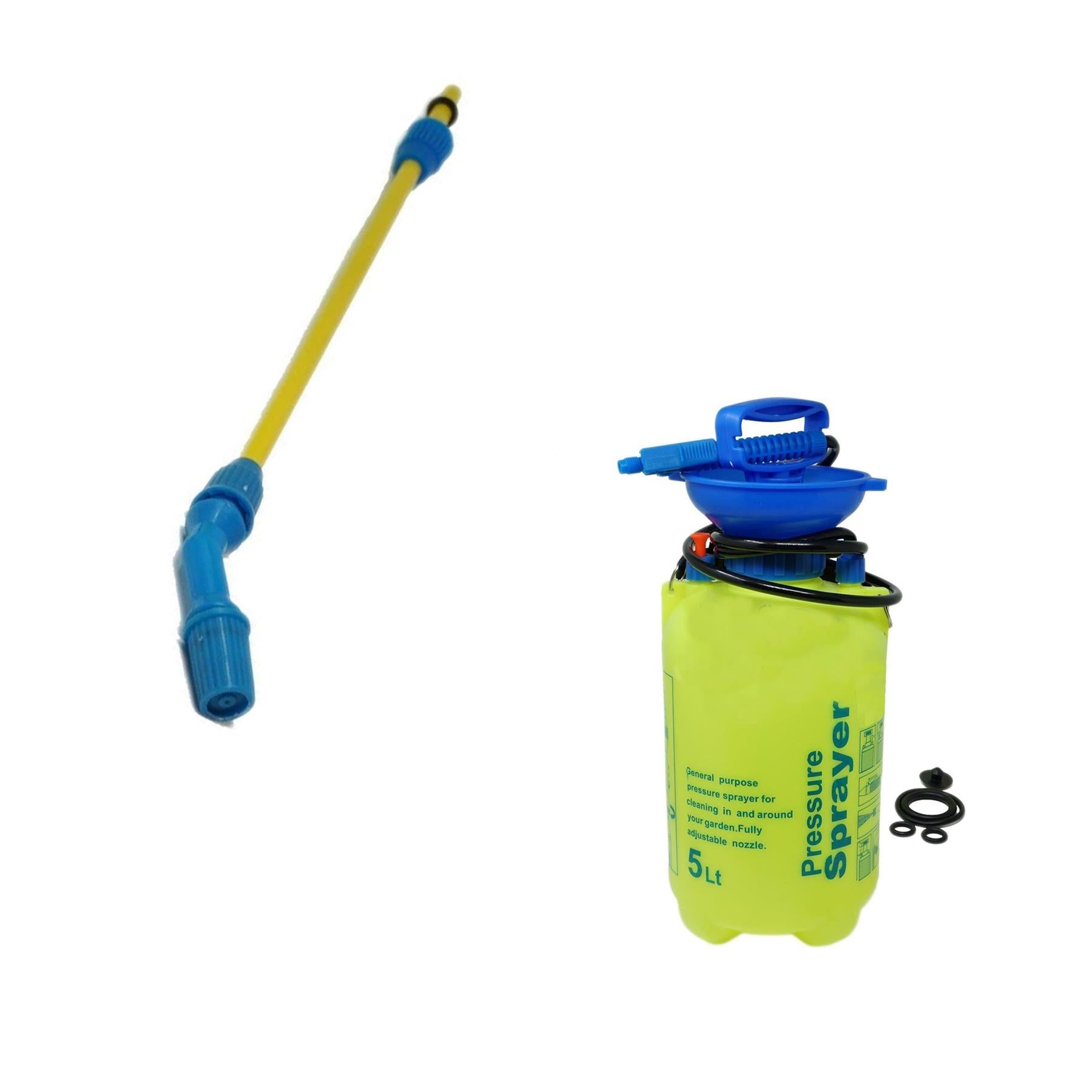 5L Garden Pressure Sprayer Pump Action Knapsack Water Chemical Sprayer for Pesticides Weed Killer - Image 8