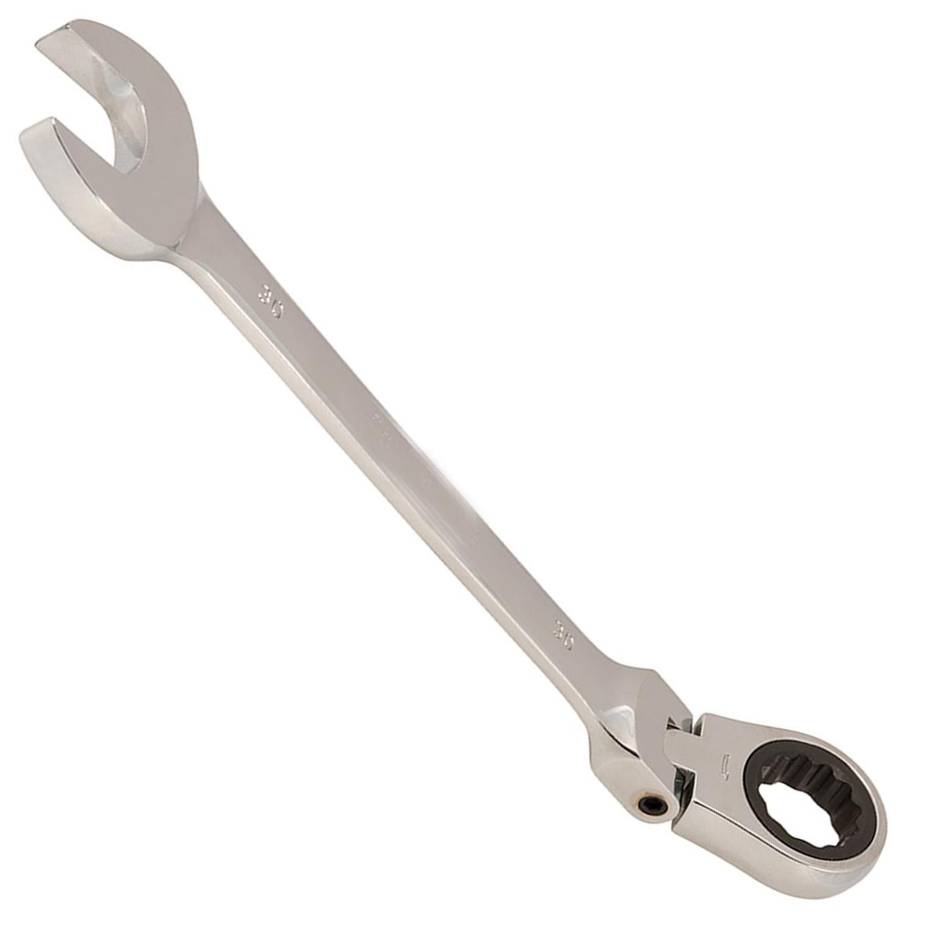 Metric Flexible Ratchet Spanners 30mm Flexi Head Open End Ring Wrench - Image 9