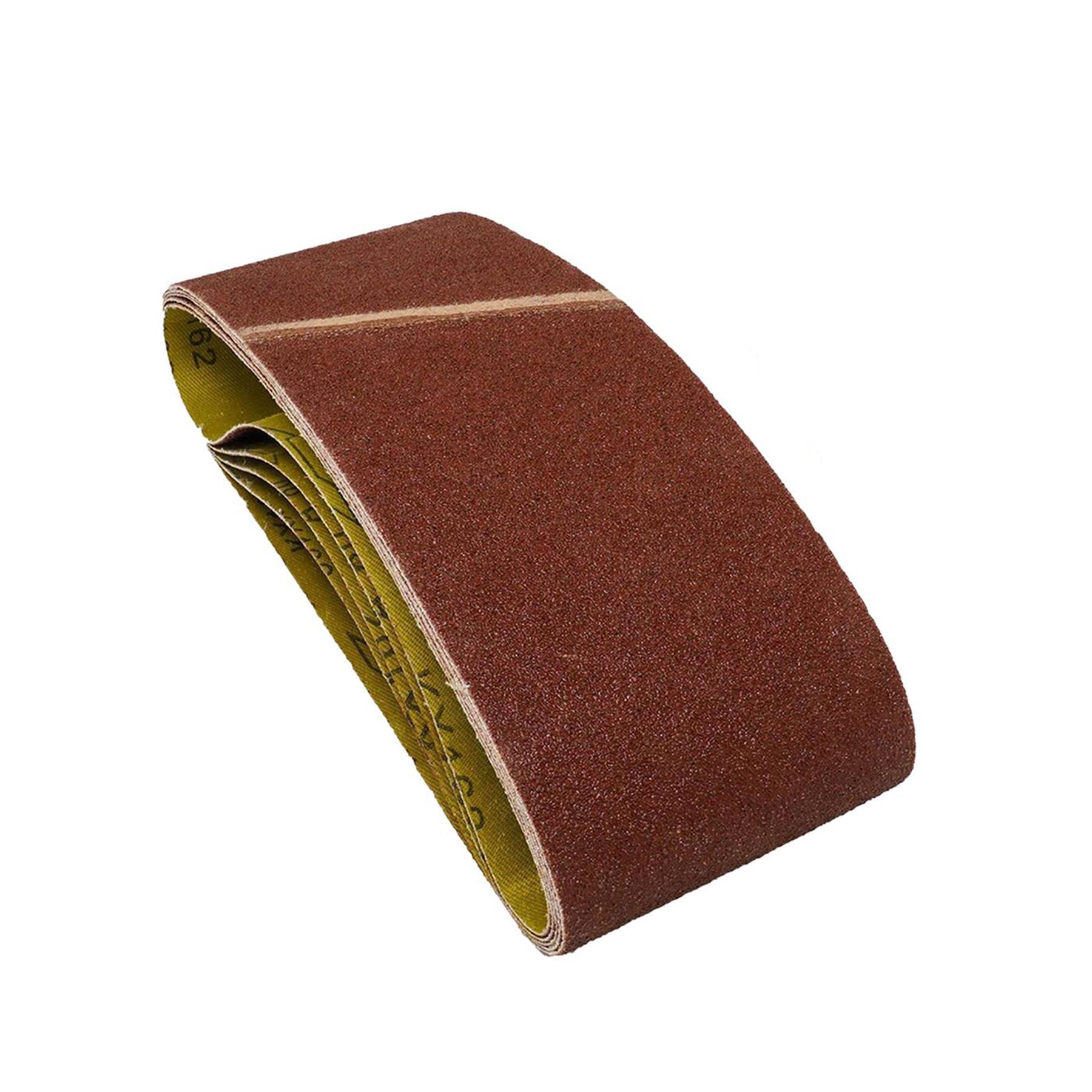 5x Sanding Belts 75mm x 457mm 120 Grit Very Coarse Sander Sheets Sanding Belts - Image 13